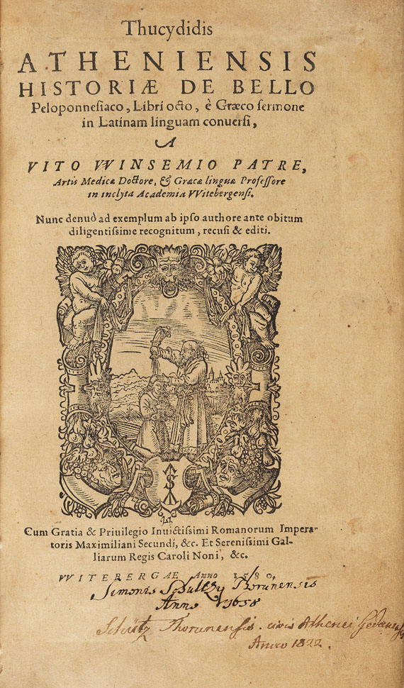  Thukydides - Historiae de bello peloponnesiaco. 1580