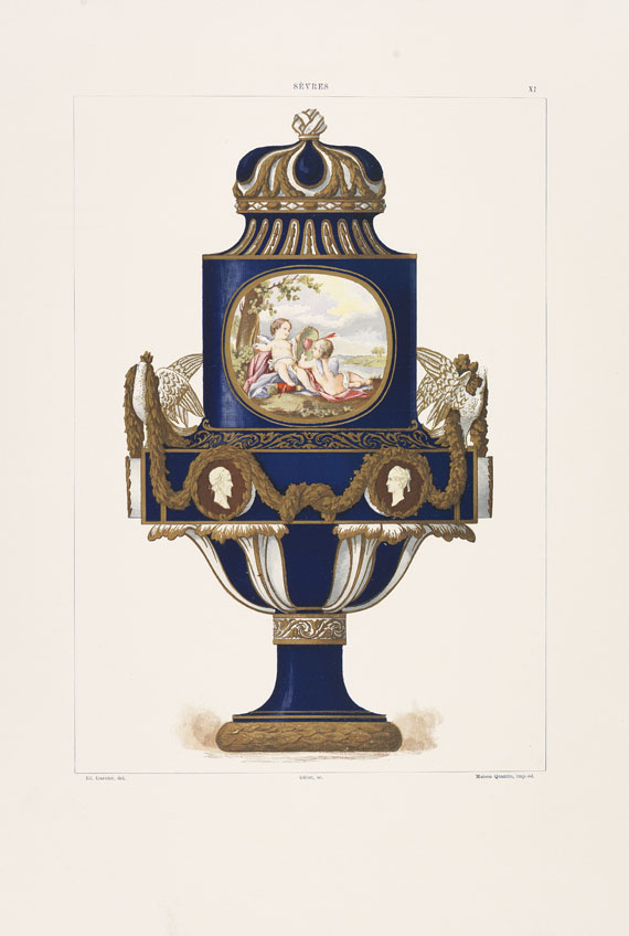 Édouard Garnier - Porcelaine tendre de Sèvres. Um 1891.