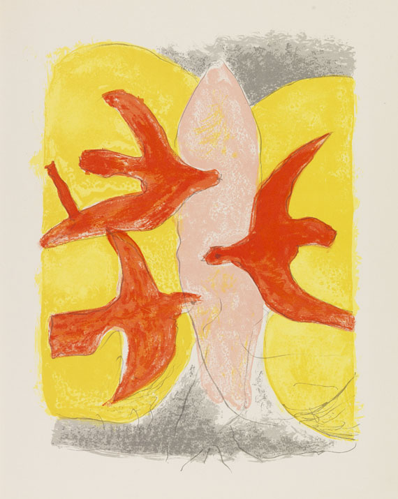 Georges Braque - Descente aux enfers. 1961.