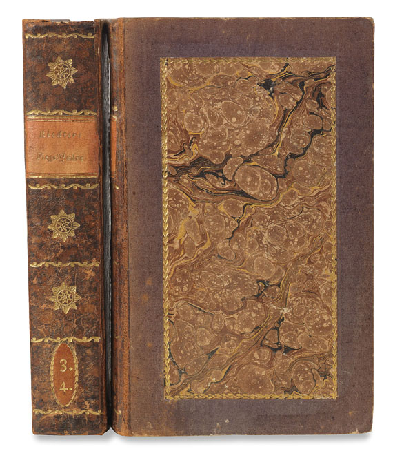 (d. i. J. P. Friedrich Richter Jean Paul - Flegeljahre. 4 Tle. in 2 Bde. 1804-05