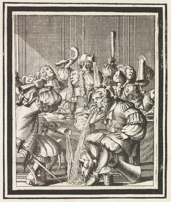 Wahrmund [Pseud.] Jocoserius - Wol-geschliffener Narren-Spiegel. 1730