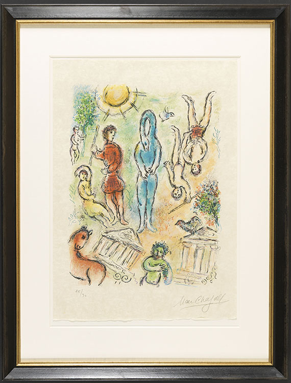 Marc Chagall - In der Hölle - Frame image