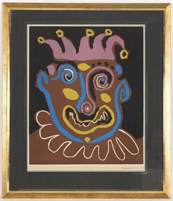 Pablo Picasso - Le vieux Bouffon - Frame image