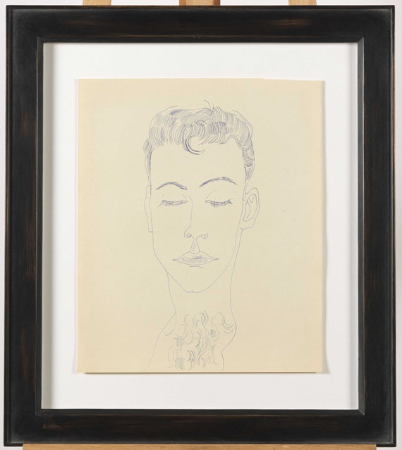 Andy Warhol - Young Man - Frame image