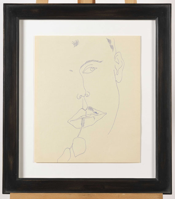 Andy Warhol - Young man with hearts (VII) - Frame image