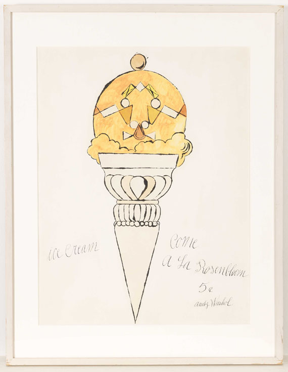Andy Warhol - Ice Cream Cone - Frame image