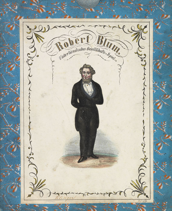 Robert Blum - Robert Blum. Vaterländisches Gesellschafts-Spiel. Um 1850