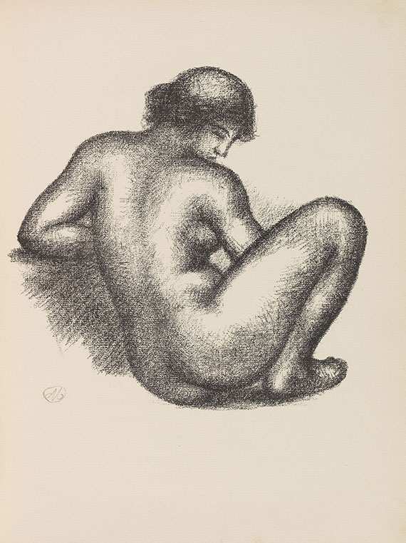 Aristide Maillol - Verhaeren, E., Belle Chair. Maillol-Illustrationen. 1931.