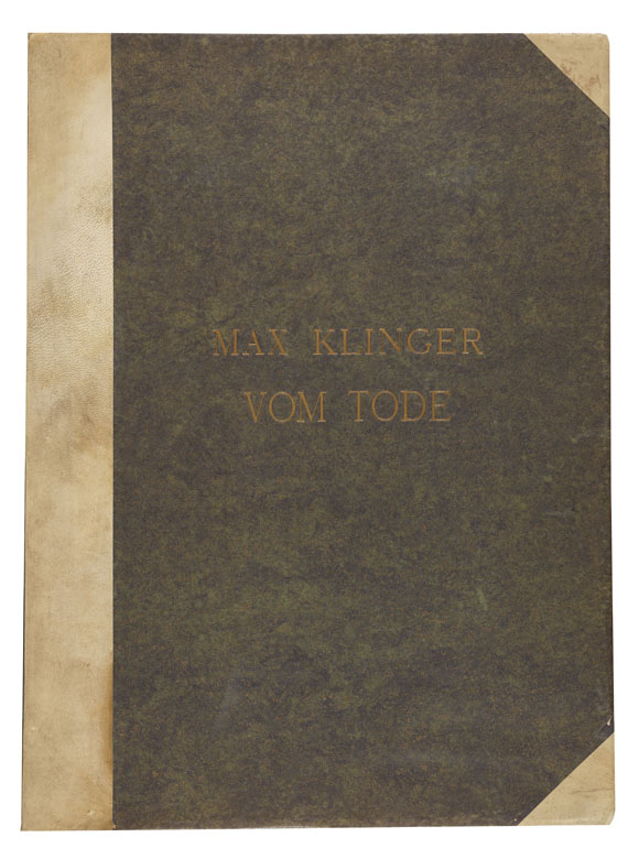 Max Klinger - Vom Tode. Erster Teil. Radier-Opus XI - 