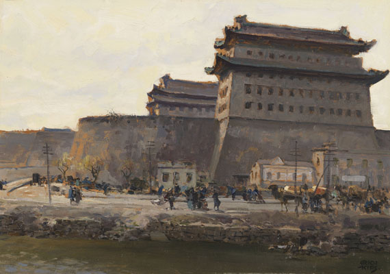 Erich Kips - Das Deshengmen-Stadttor in Peking