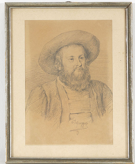 Franz von Defregger - Porträt des Tiroler Freiheitskämpfers Andreas Hofer - Frame image