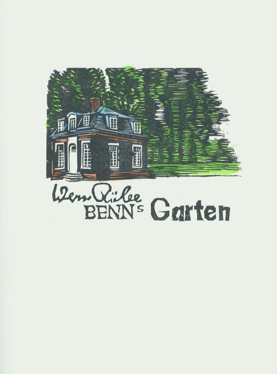 Conrad Felixmüller - Rübe: Benns Garten.