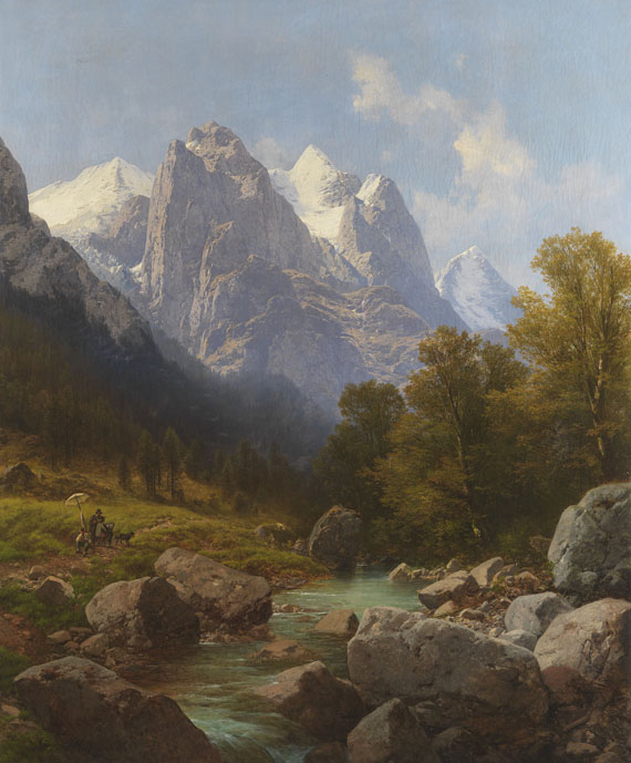 Carl Millner - Der Maler im Gebirge
