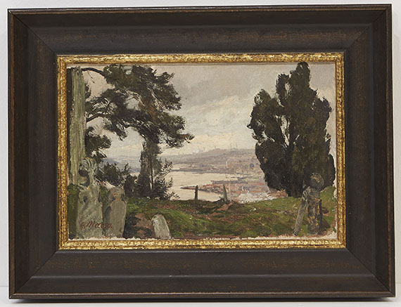 Georg Macco - Blick auf den Bosporus bei Konstantinopel - Frame image