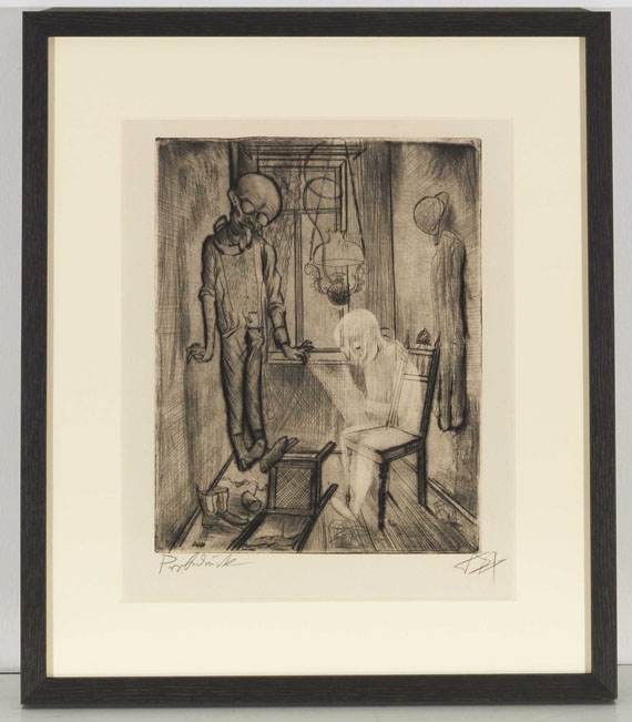Otto Dix - Der Selbstmörder (Erhängter) - Frame image