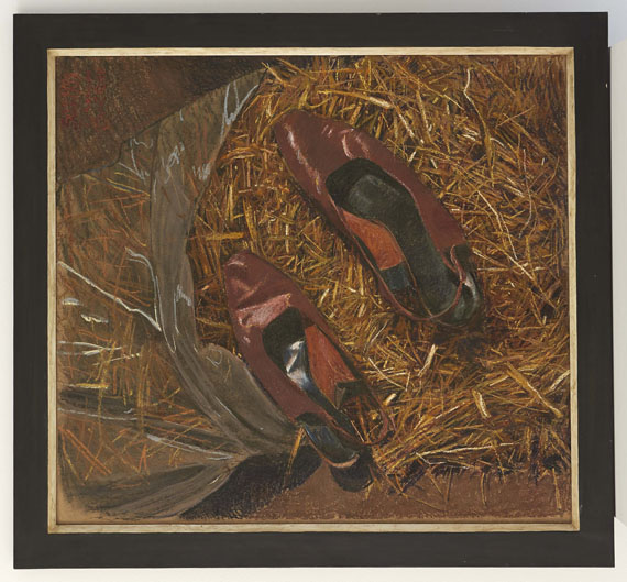 Johannes Grützke - Schuhe im Mist - Frame image
