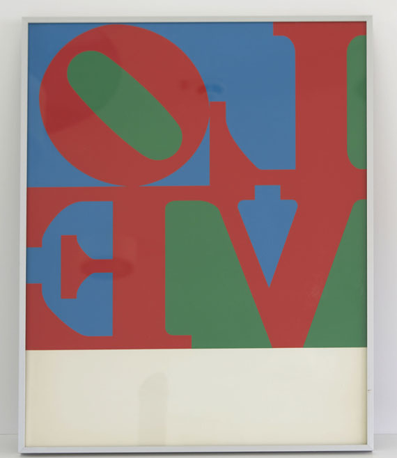 Robert Indiana - Love Wall (Love Frieze) - 4-teilig - Frame image