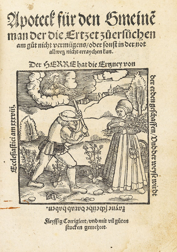 Augsburg - Sammelband Holzschnittbücher. 1529-32