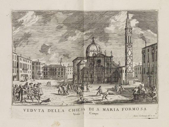 Luca Carlevarijs - Le fabriche,e vedute di Venetia - 