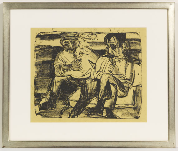 Ernst Ludwig Kirchner - Zwei Bauern - Frame image