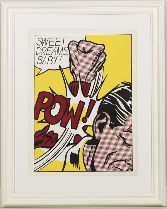 Roy Lichtenstein - Sweet Dreams Baby! - Frame image