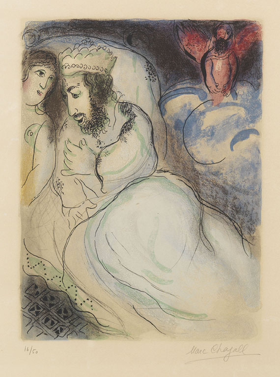 Marc Chagall - Sarah und Abimelech