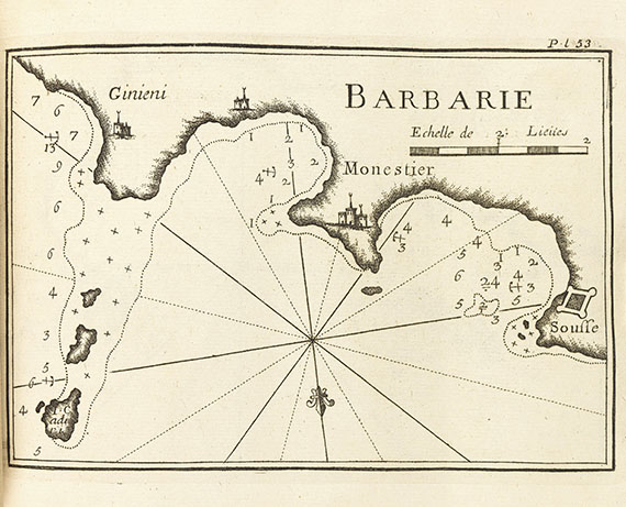  Atlanten - Roux, Joseph, Receuil des principaux plans des ports. 1764 - 