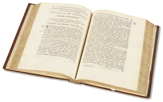 Gottfried Wilhelm Leibniz - Commercium philosophicum et mathematicum. 2 Bde. 1745 - 