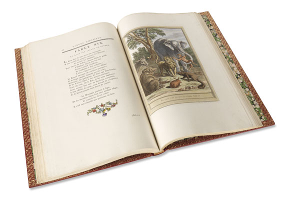 Jean de La Fontaine - Fables choisies. 4 Bde. 1755 - 