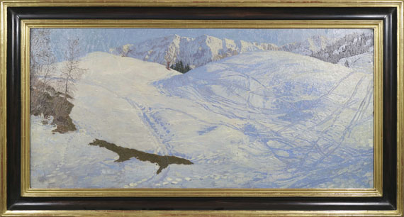 Carl Reiser - Am Kochelberg im Winter - Frame image
