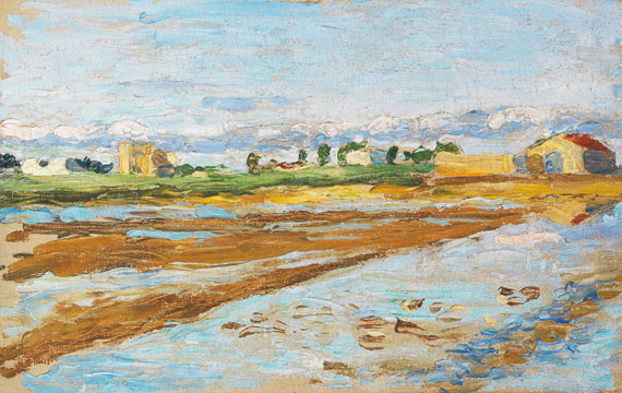 Gabriele Münter - Landschaft in Tunis
