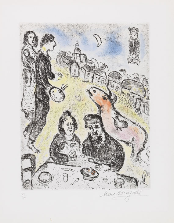 Marc Chagall - Le Repas