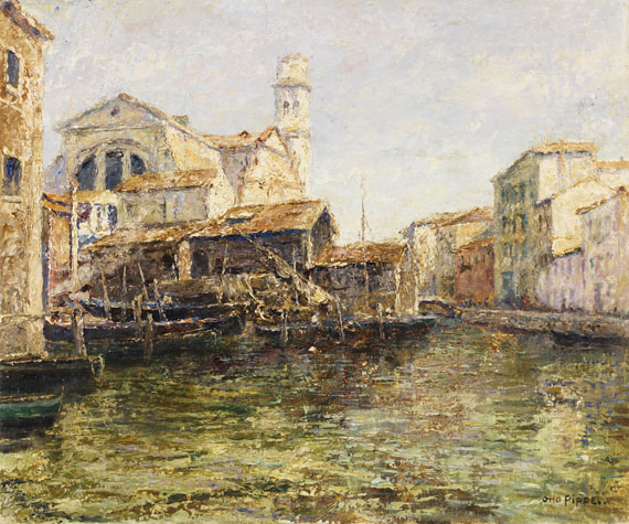 Otto Pippel - Alte Schiffswerft in Venedig