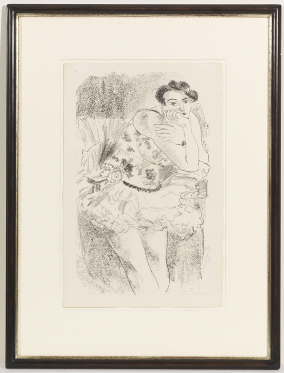 Henri Matisse - Danseuse Debout, accoudée (Dix danseuses) - Frame image
