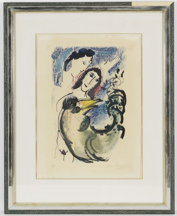 Marc Chagall - Le coq jaune - Frame image