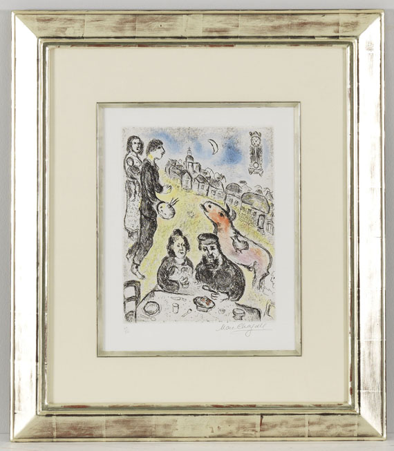 Marc Chagall - Le Repas - Frame image
