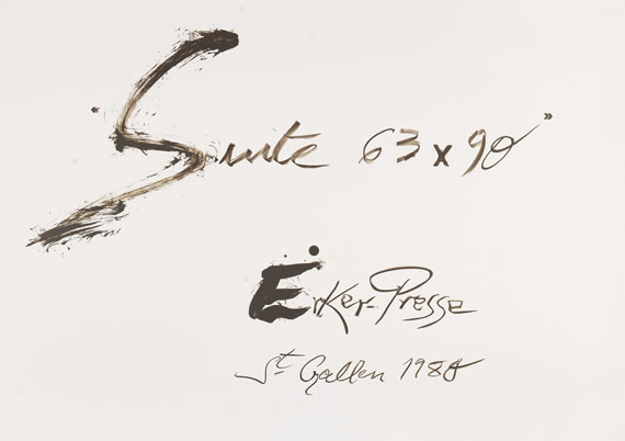 Antoni Tàpies - Suite 63 x 90 - 
