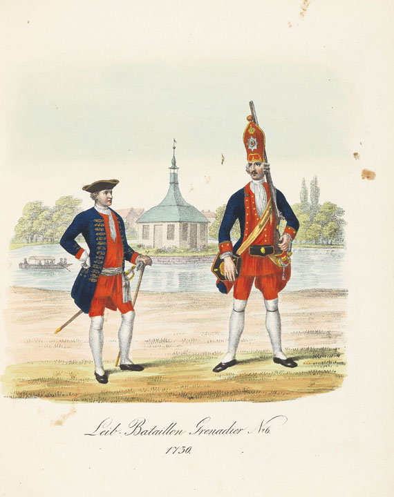 Uniformen der Preußischen Garden - Die Uniformen der Preußischen Garden 1704-1836. Berlin 1840.