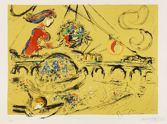 Marc Chagall - Ile Saint Louis