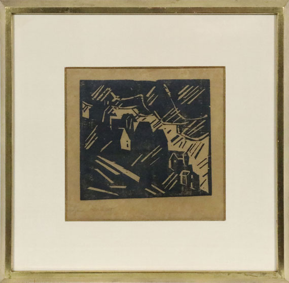Lyonel Feininger - Gewitterregen - Frame image