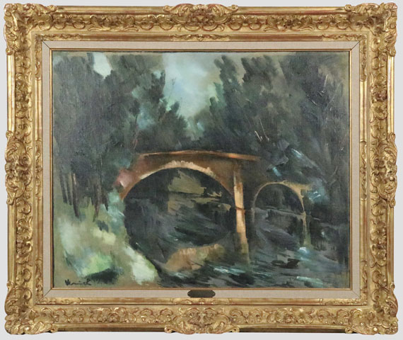 Maurice de Vlaminck - Le Pont de Chatou - Frame image