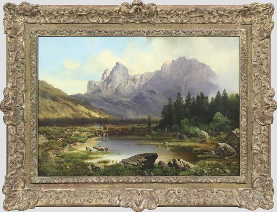 Carl Millner - In den Dolomiten - Frame image