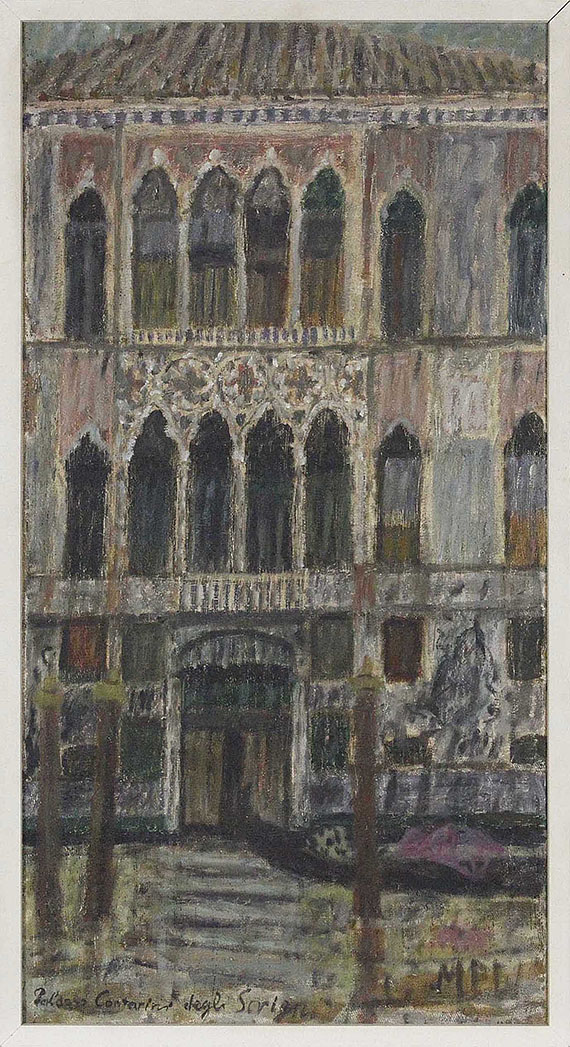 Max Peiffer Watenphul - Venedig, Palazzo Contarini degli Scrigni - Frame image