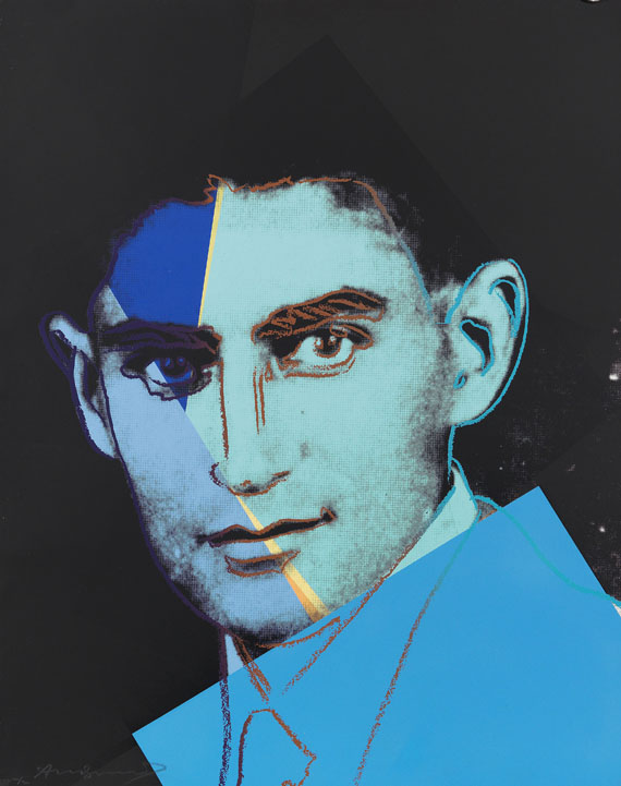 Andy Warhol - Franz Kafka (Ten Portraits of Jews of the Twentieth Century)