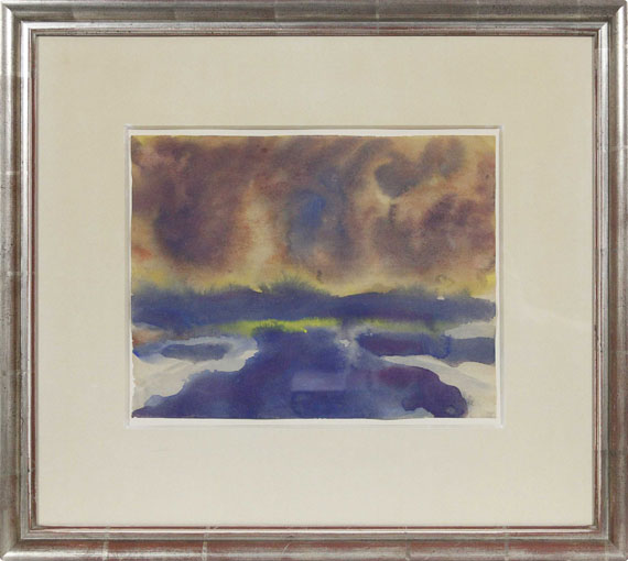 Emil Nolde - Meer mit Wolkenhimmel - Frame image
