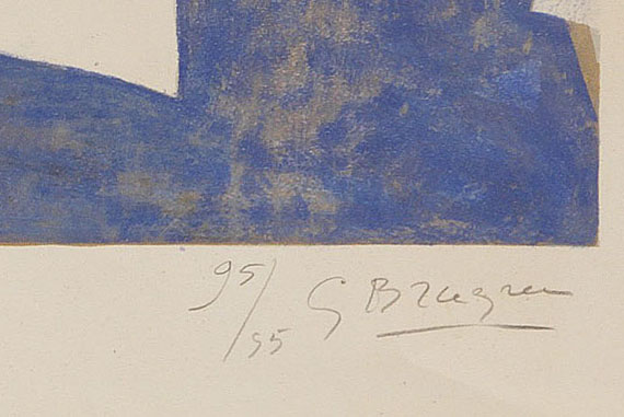Georges Braque - Grand oiseau bleu - 