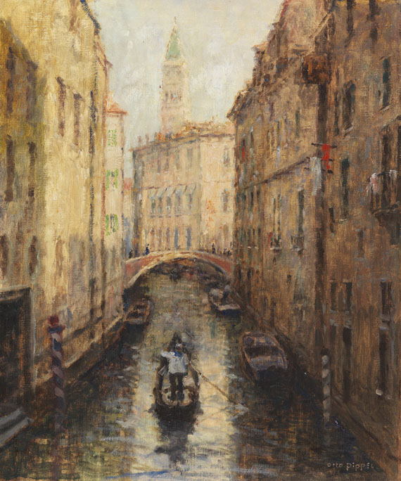 Otto Pippel - Canal in Venedig