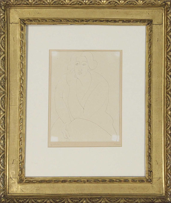 Gabriele Münter - Frau - Frame image