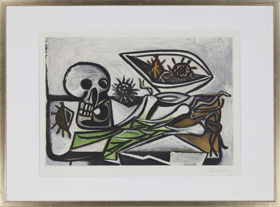 Pablo Picasso - Nature morte au Crâne - Frame image