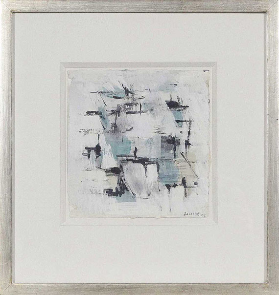 Jean René Bazaine - Abstrakte Komposition - Frame image